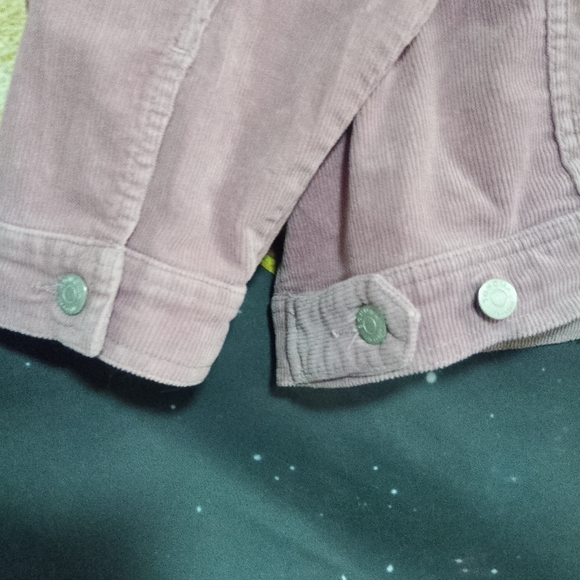 SIZE L Sonoma life+style dust rose pink denim jacket - Picture 6 of 8